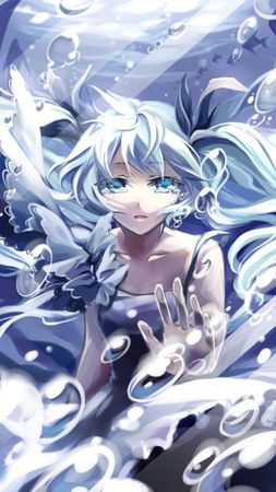 If you see Hatsune Miku drowning on the other side of your screen, what will you do?