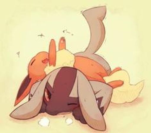 *gives a picture to May*Celest: It's a picture of when Lucario and Eevee first met eachother! Aren't they so cute?!(May: haha Yea!(Lucario: PUT THAT PICTURE AWAY!! *quickly hands the picture to you*