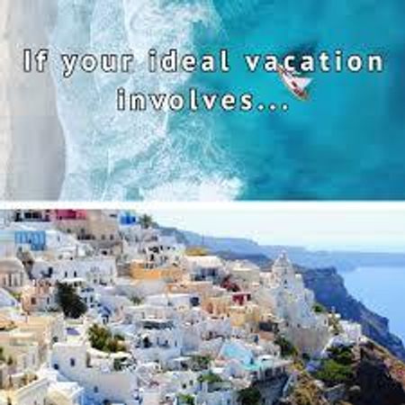 Your ideal vacation involves: