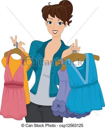 Shopping for clothes or accesories