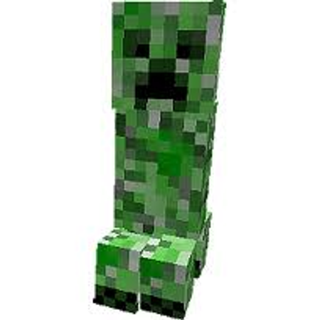 You see a creeper while playing minecraft. What do you do?