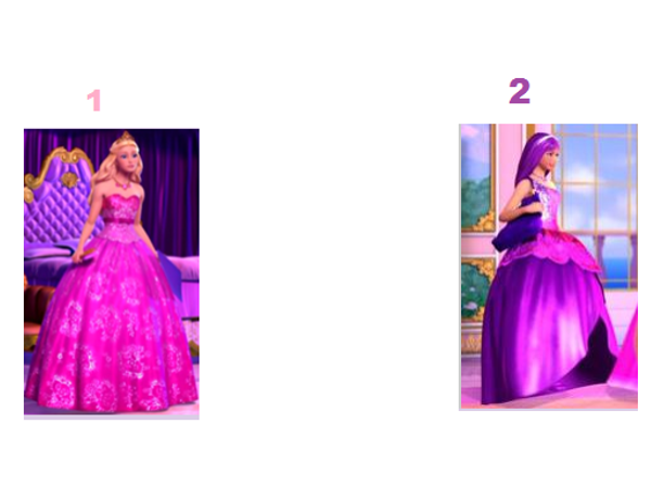 Which dress do you like better 1 or 2? (p.s click the picture to make it bigger)