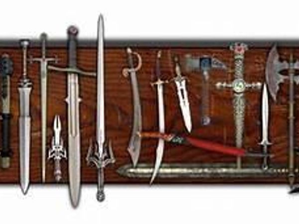 You are chased by a monster in a maze, you encounter a room, there is a set of tools on a table to either to slay it or to protect yourself, what will you choose?