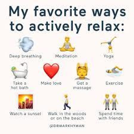 What's your preferred way to relax?