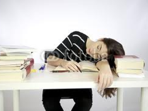 You accidentally fell asleep while studying, the night before a huge test. You...