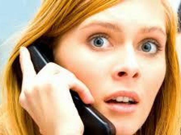 You get a mysterious phone call while home alone that is not from anyone you know. What do you do?