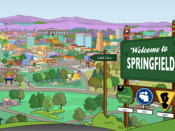 If you could make one location from "The Simpsons" real, what would it be?