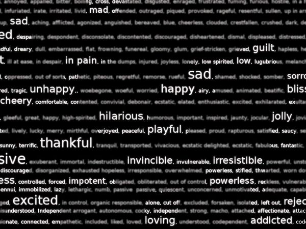 What words best describe your emotional state?