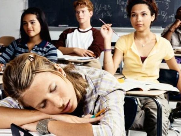 Situation 3.) You didn't get much sleep last night, and end up dozing off a bit in class. A few minutes after you get up, the teacher calls on you to answer. What do you do?