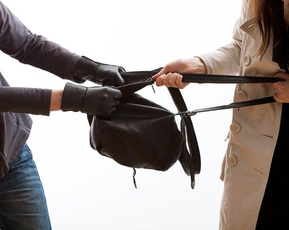 You hear a woman scream, "Help! He has my purse!" The purse snatcher is headed your way. How do you react to the situation?