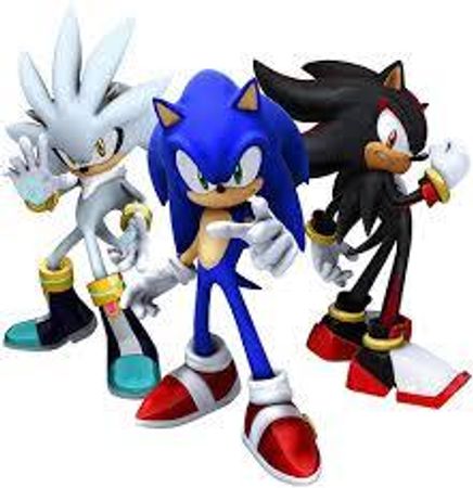 Three hedgehogs come forward. The white one introduces himself as silver, the blue one as sonic, and the black and red one as shadow. What is going through your mind?