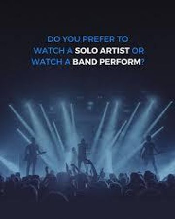 Do you prefer performing solo or in a band?