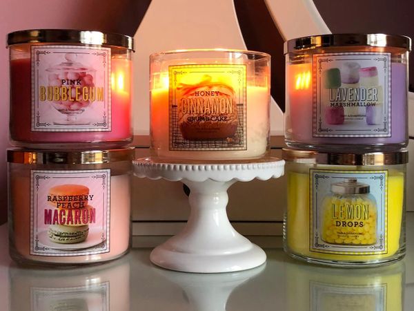 Pick a candle from bath and body works.