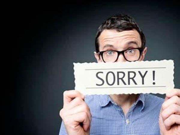 What is your approach to apologizing in a relationship?