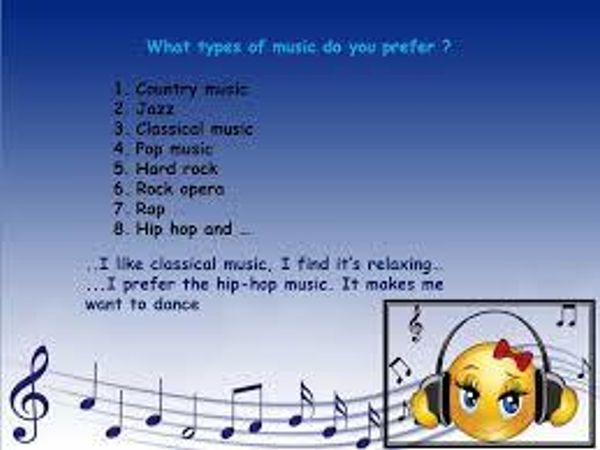 What type of music do you prefer?