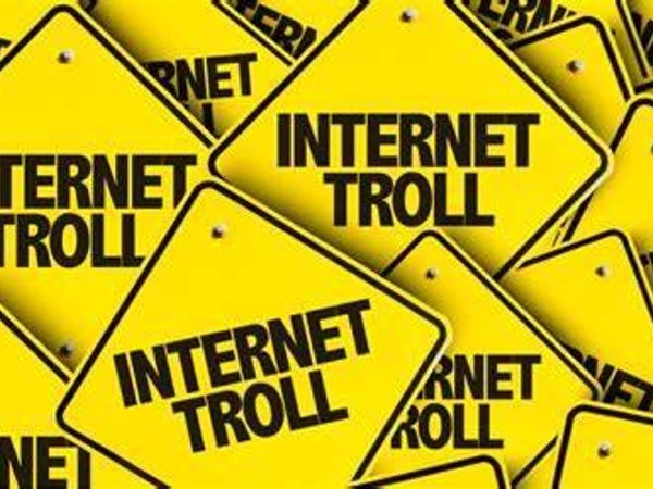 How do you react to online trolls?