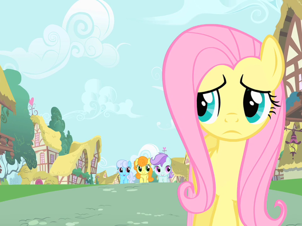 Fluttershy: Well...It's time for me to go now. Me: Well it's been nice seeing you again Fluttershy. We will meet again at the forest or meadow. Fluttershy: Ok! Well I better go now.