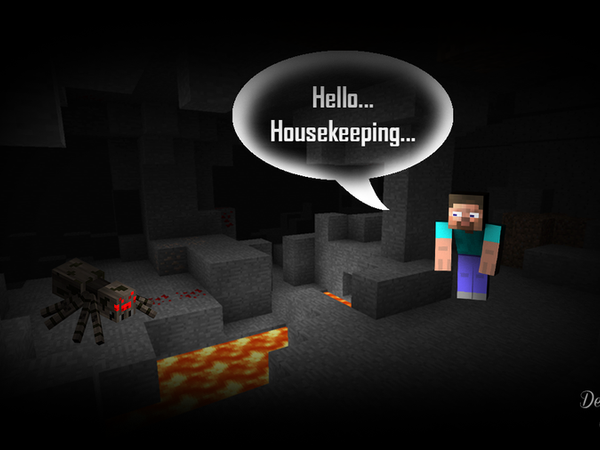 What are you scared of in minecraft?