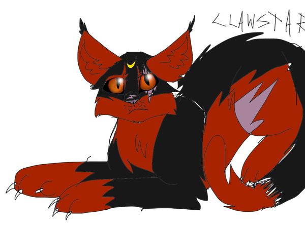 What do you think of this oc? Clawstar Of Riverclan She Cat