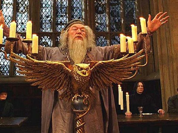 Dumbledore says something embarrassing in front of the whole school! What do you do!?