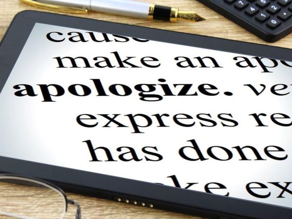 How do you normally express your apologies?