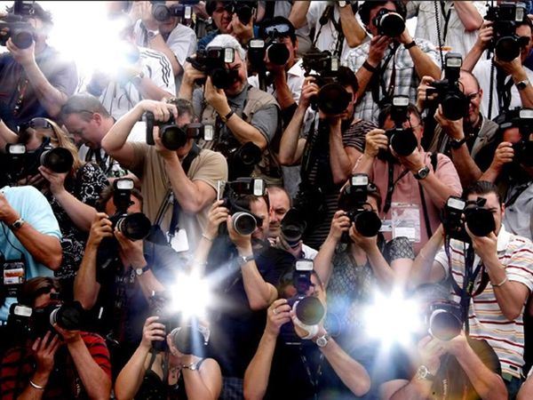 How do you handle paparazzi attention?