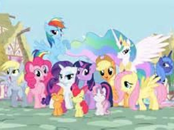 Just then, Twilight and her friends along with the 3 fillies burst in.  Twilight : I enquired about you to Applejack and she said you'd be here. Hope you enjoyed meeting my friends!