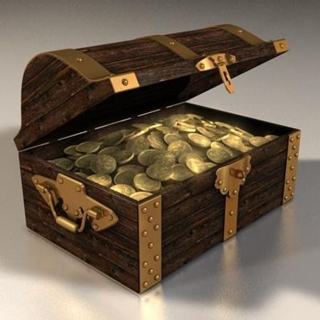 You find a large chest full of money in an abandoned house....