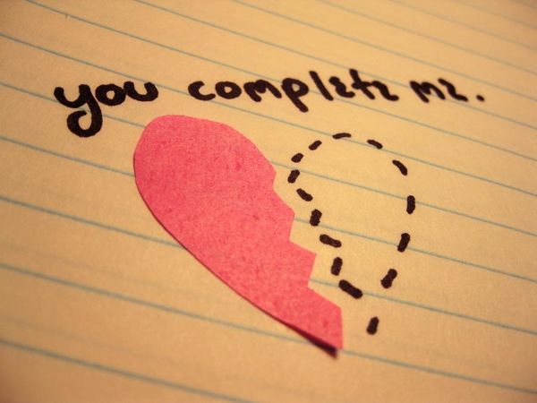 Does he ever tell you "you complete me"