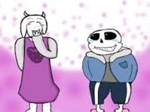 you see sans and toriel talking wat do you do