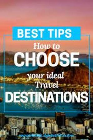 What is your ideal travel destination?