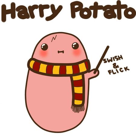 Okay... i'm out of questions. Dont question my mental health when you see the answer. I do love cookies. Here's a harry potato.