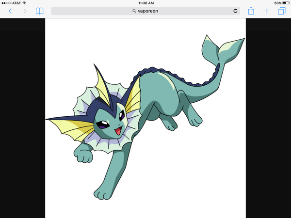 catgiraffe: Okay my slippery friend!  Vaporeon: You called me!! Do you like swimming?