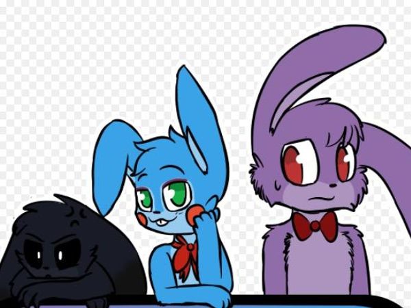 Umbreon: I'll ask, what's ur fav color? Bonnie: Purple. Tonnie: Sky Blue. Shabonnie: Black...