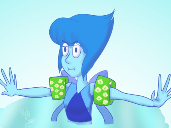 Me: Me question, now! Lapis Lazuli: You`re back! Me: Yep. Don`t worry, this won`t affect your score. I promise! I swear that if it does that you can face-slap me! Okay, will you tell me and Lapis what you got?