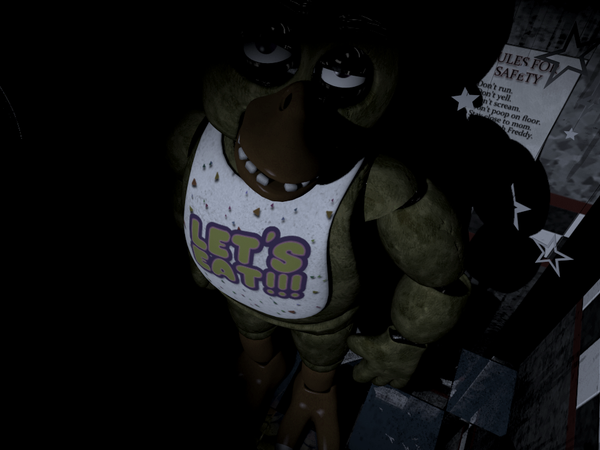 Is 1:56 Me: Wait. Chica is where. Wait. SHE IS OVER HERE?!