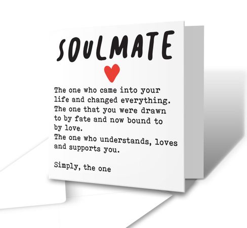 What does 'soulmate' mean to you?