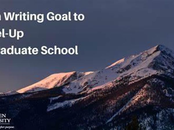 What is your ultimate writing goal?