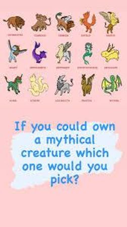 Pick a mythical creature.