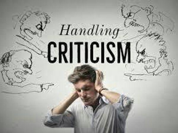 Handling criticism?