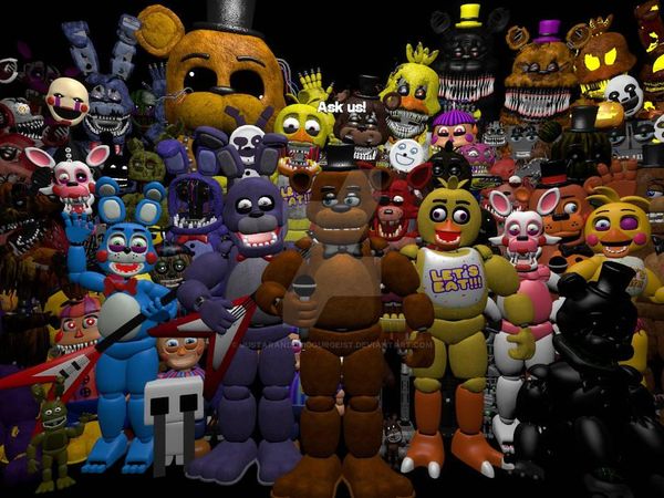 How much animatronics are there in fnaf 1 ?