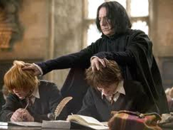 Snape just made fun of Harry. Then Snape makes fun of you. What do you do?