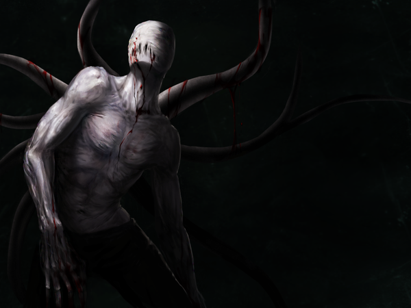 You once again come across another page but you also hear slender man coming, what do you do?