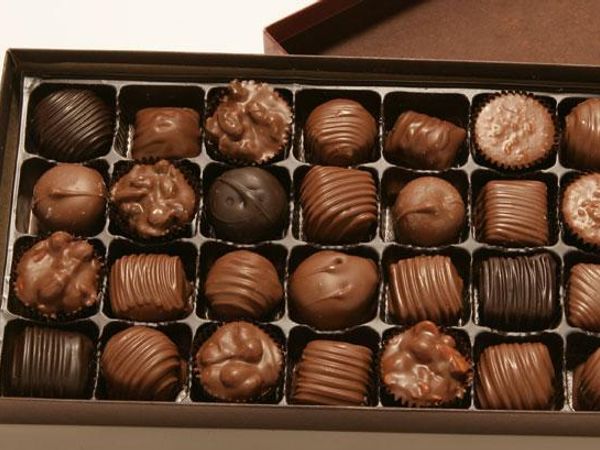 What do you see? (if for some reason the picture doesn't show up, it's a box of chocolates)