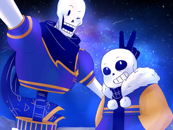 NHEE heee heee I the great papyrus shall ask you a question now Human!!!!! Do you like my brother sans? (Sans)OMG Papyrus !!!!!!!!!!!!!!!!!!!!!