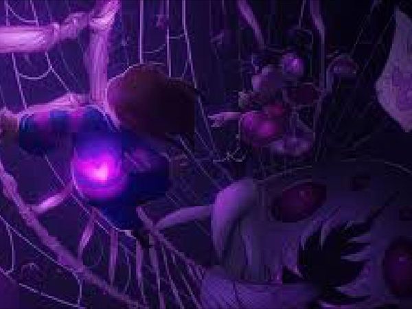 After you solved the fight with Undyne.. Muffet crawls above you to eat you for dinner!!