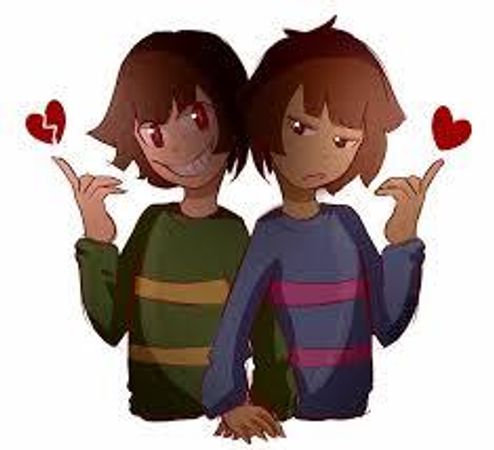 frisk: well after everyone goes i have a special guest! sans: well spit it out already kid chara: its me everyone (except frisk and chara): *gasp* sans: what have you done frisk?! chara: don't worry i won't bite i have one question sans sans: you-YOU frisk: calm down sans: alright chara: since, you sans, is the only one that knows the question..... chara: WHAT WAS YOUR FAV- sans: NO, ILL ASK, WHO DID YOU LIKE TO KILL THE MOST? ANSWER IT BY HOW YOU KILLED THEM, chara