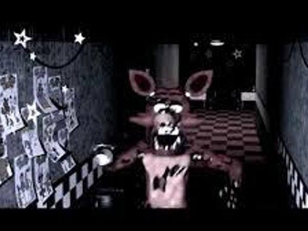 foxy was running down the hall and banging on our door! me:foxy stop banging! foxy:will be my girl girlfriend! me:not today, not ever! foxy: keeps banging on the door!