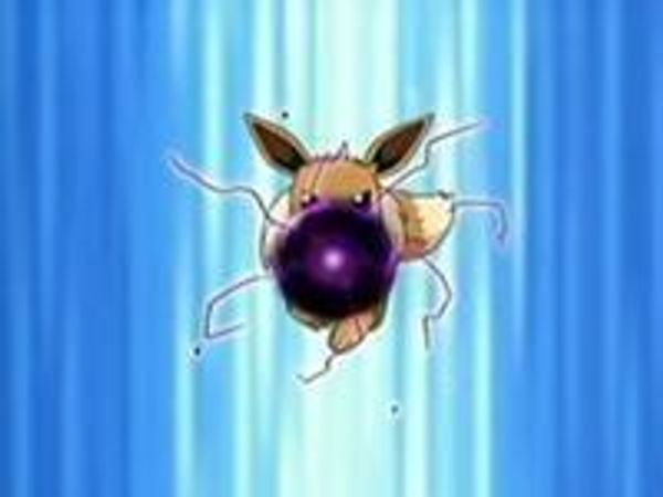 "T-that's a Kyreum..." You said "well it's time to attack it !" Eevee said using shadow ball on Kyreum "no Eevee don't !" You said