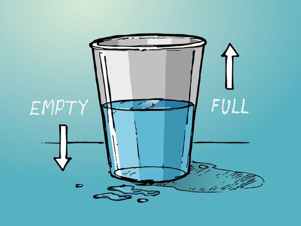 Glass half full or half empty?